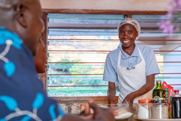 Guests enjoying wholesome wellness meals